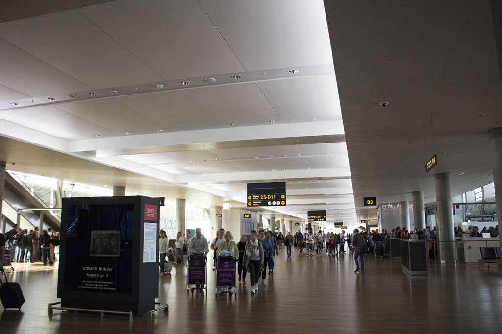 OSLO AIRPORT (2016) Oslo, Norway – Ceiling & Systems