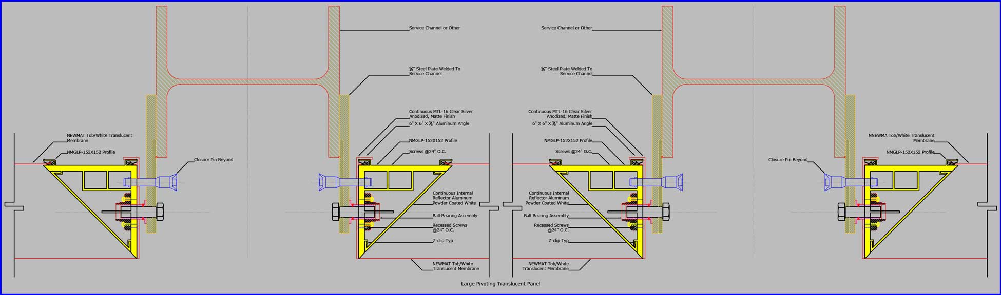 NMGLP-152X152 - Profile Mounting Option Detail